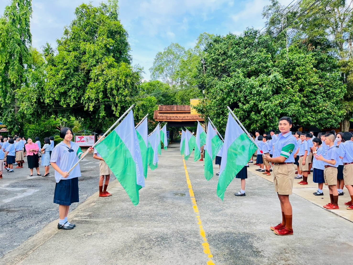 บรรยากาศเปิดเทอมวันแรก 1/2568