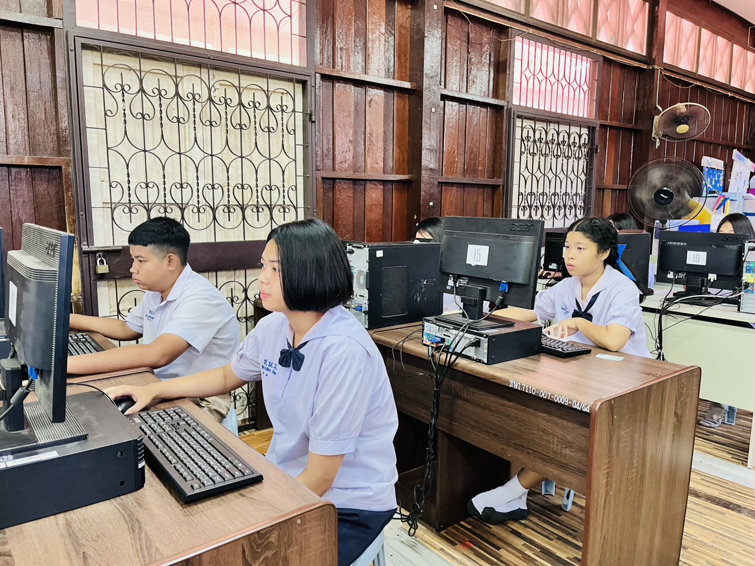 บรรยากาศการทดสอบทางการศึกษาระดับชาติขั้นพื้นฐาน (O-NET) ชั้นมัธยมศึกษาปีที่ 3 ปีการศึกษา 2568 ณ สนามสอบโรงเรียนชุมชนบ้านนาวา